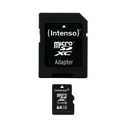 Intenso Micro SDHC 64GB Classe 10 con Adattatore