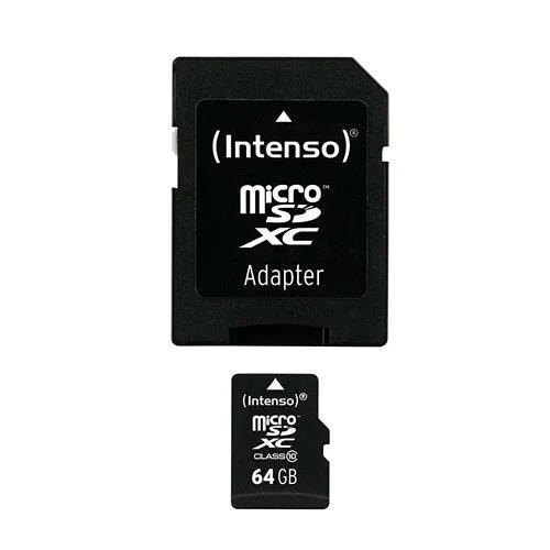 Intenso Micro SDHC 64GB Classe 10 con Adattatore