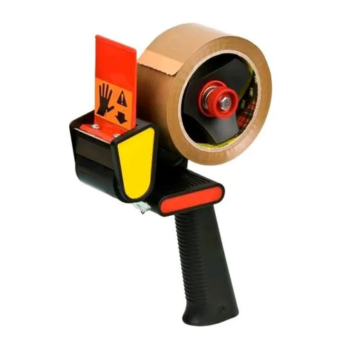 3M Scotch H180 Dispenser Nastri da Imballo con Frzione Idoneo per Nastri fino a 50 mm Colore Grigio