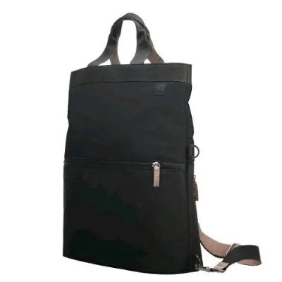 HP Borsa Zaino per Notebook da 14" in Poliestere Riciclato 3 Scomparti con Tracolla Nero