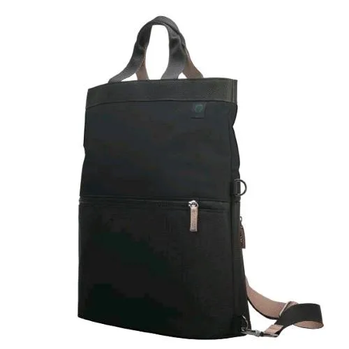 HP Borsa Zaino per Notebook da 14" in Poliestere Riciclato 3 Scomparti con Tracolla Nero