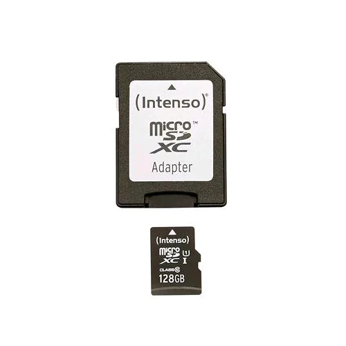 Intenso Micro SDXC 128GB Classe 10 con Adattatore
