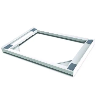 Meliconi Base Torre Slim L45 Supporto per Sovrapporre Lavatrice e Asciugatrice Bianco