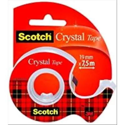 3M Scotch Nastro Adesivo Trasparente 19mm X7.5M 1 Pz.
