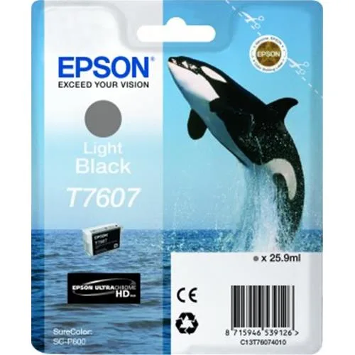Epson T7607 Cartuccia Light Black per Stampanti Epson Ink Jet (C13T76074010)
