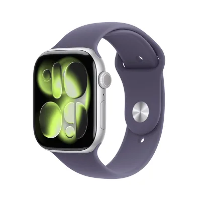 WATCH 11 46MM ALLUM.SILVER CELL CINTURINO SPORT VIOLA NEBBIA M/L