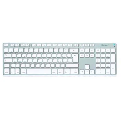 Hamlet Apple Xkkita-Mcbt Tastiera in Alluminio Bluetooth 106 Tasti Layout Italiano