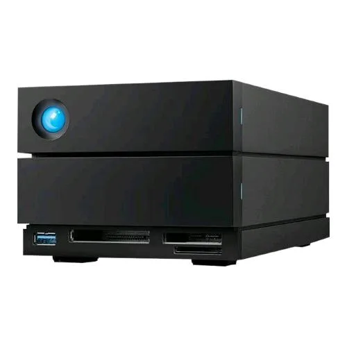 La Cie LACIE 2BIG DOCK v2 ARRAY 16 TB 2 BAY HDD 2 x 8 TB Thunderbolt 3, USB 3.2 Gen 2 NERO