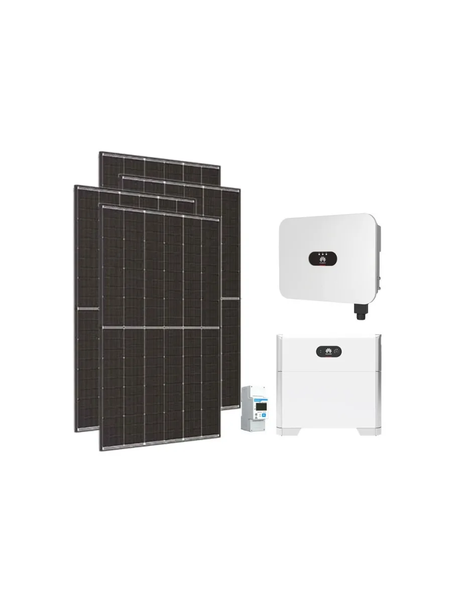 Kit fotovoltaico monofase 4500W inverter 4kW LB0 Huawei batteria al litio 5kWh LUNA2000