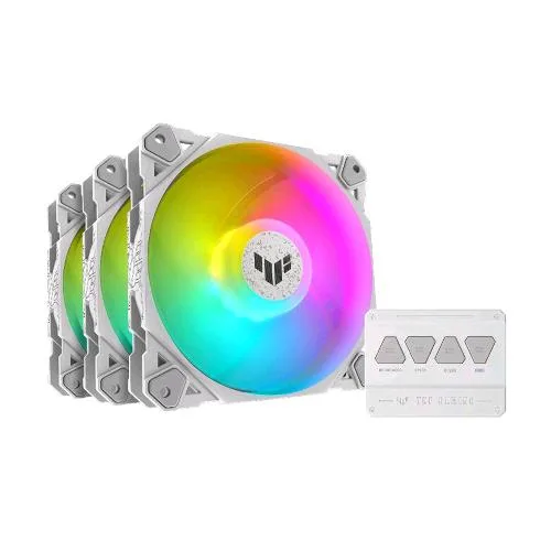 ASUS Tuf Gaming TF120 ARGB Kit 3XVENTOLE 120mm White Edition