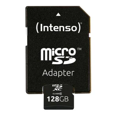 Intenso Micro SDXC con Adattatore 128 GB Classe 10 Nero