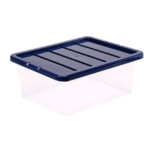 Fellowes Scatola Contenitore in Polipropilene 32X17X40 cm Coperchio a Scatto Trasparente