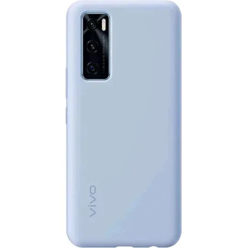 VIVO Y70 Cover in Silicone Compatibile con Ricarica Wireless Azzurro