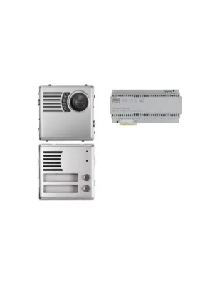 Kit base impianto videocitofono per installazione bifamiliare Urmet
