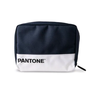 Pantone Organizer da Viaggio 12.5X15X5CM Tasche Interne Chiusura Zip Blu