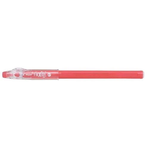 Pilot Frixion Ball Sticks Penna a Sfera Cancellabile Tratto 0.7 mm Rosso Corallo Scuro Conf 12 Pz.