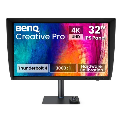 MON 31.5 IPS 4K DP HDMI USB C MM BENQ PV3250U REG ALTEZZA