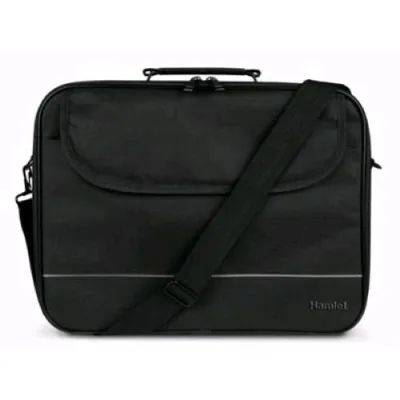 Hamlet Business Travel Borsa per Notebook da 15.6" con Tracolla in Poliestere Nero