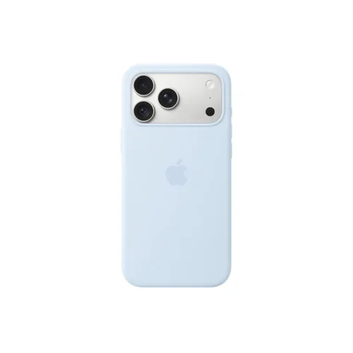Apple iPHONE 18 Pro Max Cover in Silicone Originale Magsafe Crisp Blue