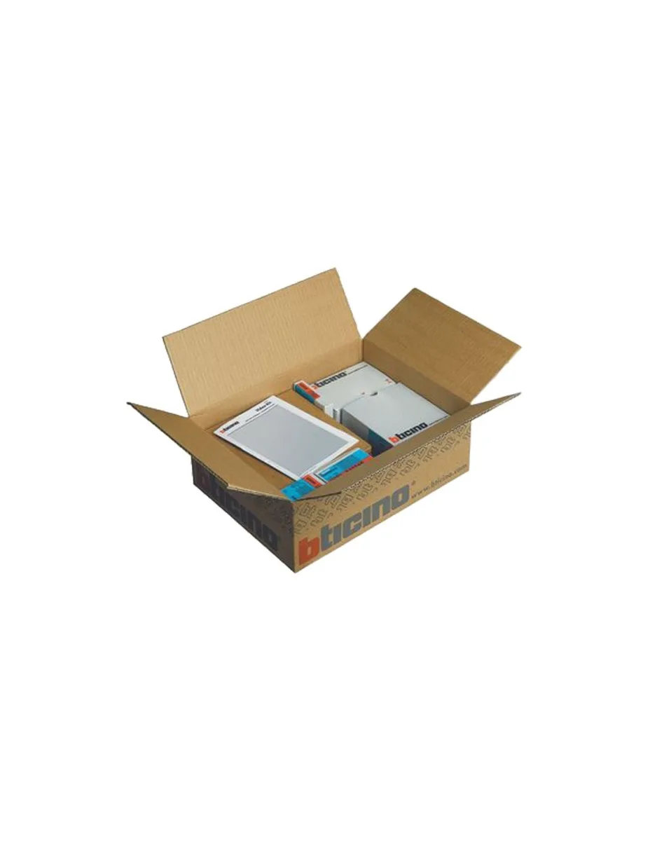 Kit base impianto con modulo audio video Sfera e alimentatore Bticino