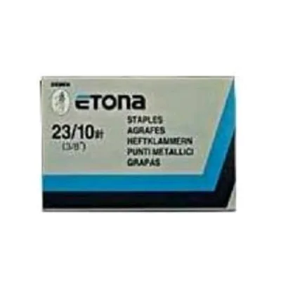 Etona Eto 23/10 Punti Acciaio Confezione 10X1.000 Punti