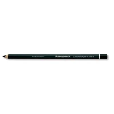 Staedtler Lumocolor Glasochrom Matita HB Vetrografica Resistenta All'acqua di Colore Nero Fusto Nero Conf 12 Pz.
