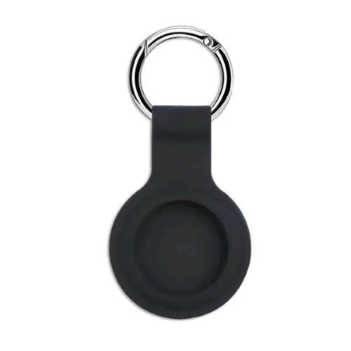 Celly Apple AirTag Custodia in Silicone Black