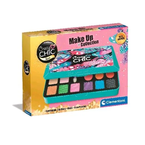 Clementoni Crazy Chic Teen Trousse Rocker Cofanetto Trucchi Lavabili Set Cosmetici