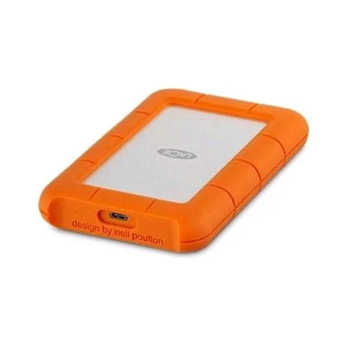 LaCie STFR1000800 HDD Esterno 1.000GB Interfaccia USB 3.1 Colore Silver/Arancione