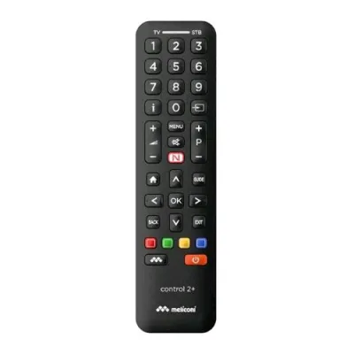 Meliconi Control Digital 2+ Telecomando Unversale 2 in 1 per TV e Decoder con Tasto Netflix
