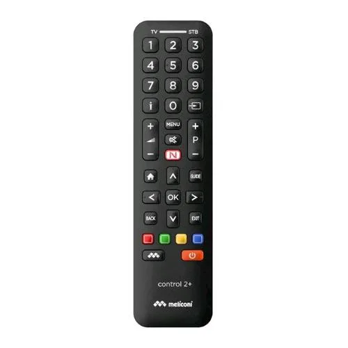 Meliconi Control Digital 2+ Telecomando Unversale 2 in 1 per TV e Decoder con Tasto Netflix