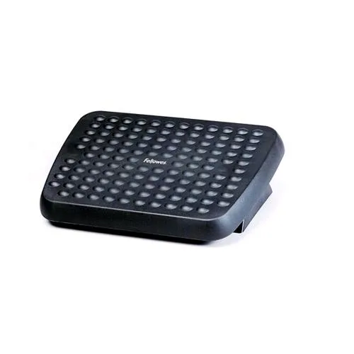 Fellowes Standard Poggiapiedi Basculante con Superficie Massaggiante Anti Stress Nero