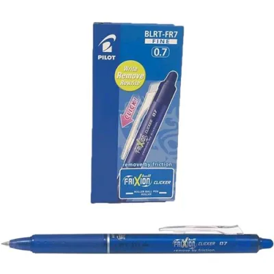 Pilot Frixion Clicker Penna a Sfera a Scatto Cancellabile 0.7 mm Colore Blu Conf. 12 Pz.