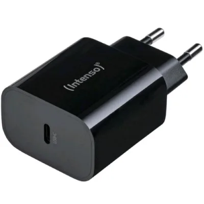 Intenso Power Adapter Caricabatterie da Rete 20 W 1 x USB-C PD 3.0 QC 4.0 Nero