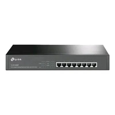 Tp-Link TL-SG1008MP 8 Port Gigabit POE Switch Non Gestito Gigabit Ethernet (10/100/1000) Nero Supporto Power Over Ethernet (POE)