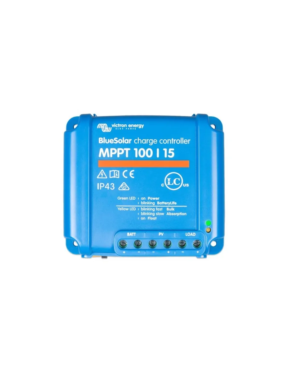 Regolatore di carica MPPT BlueSolar 100/15 100Voc 15A Victron Energy - SCC010015200R