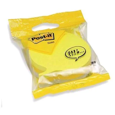 3M Cubo Post-It Fumetto 2007-SB 225 Fogli Post-It 70MMX70MM Colori Assortiti