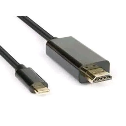 Hamlet Cavo Adattatore USB 3.1 Type-C a HDMI a 2 m Nero