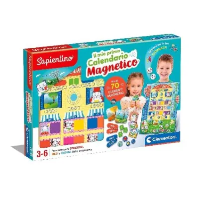 Clementoni Sapientino il Mio Primo Calendario Magnetico Gioco Educativo