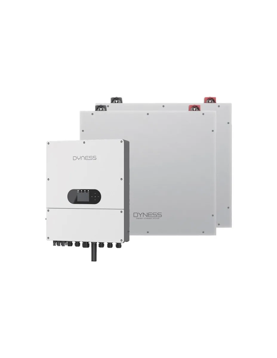 Kit fotovoltaico ibrido 6,24 kWp con accumulo 10,24 kWh – 12 moduli 520 W, inverter 6 kW Dyness, protezioni AC/DC e cavi