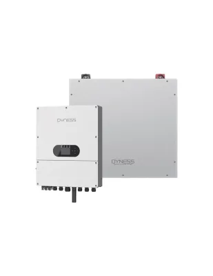 Kit fotovoltaico ibrido 6,24 kWp con accumulo 5,12 kWh – 12 moduli 520 W, inverter 6 kW Dyness, protezioni AC/DC e cavi